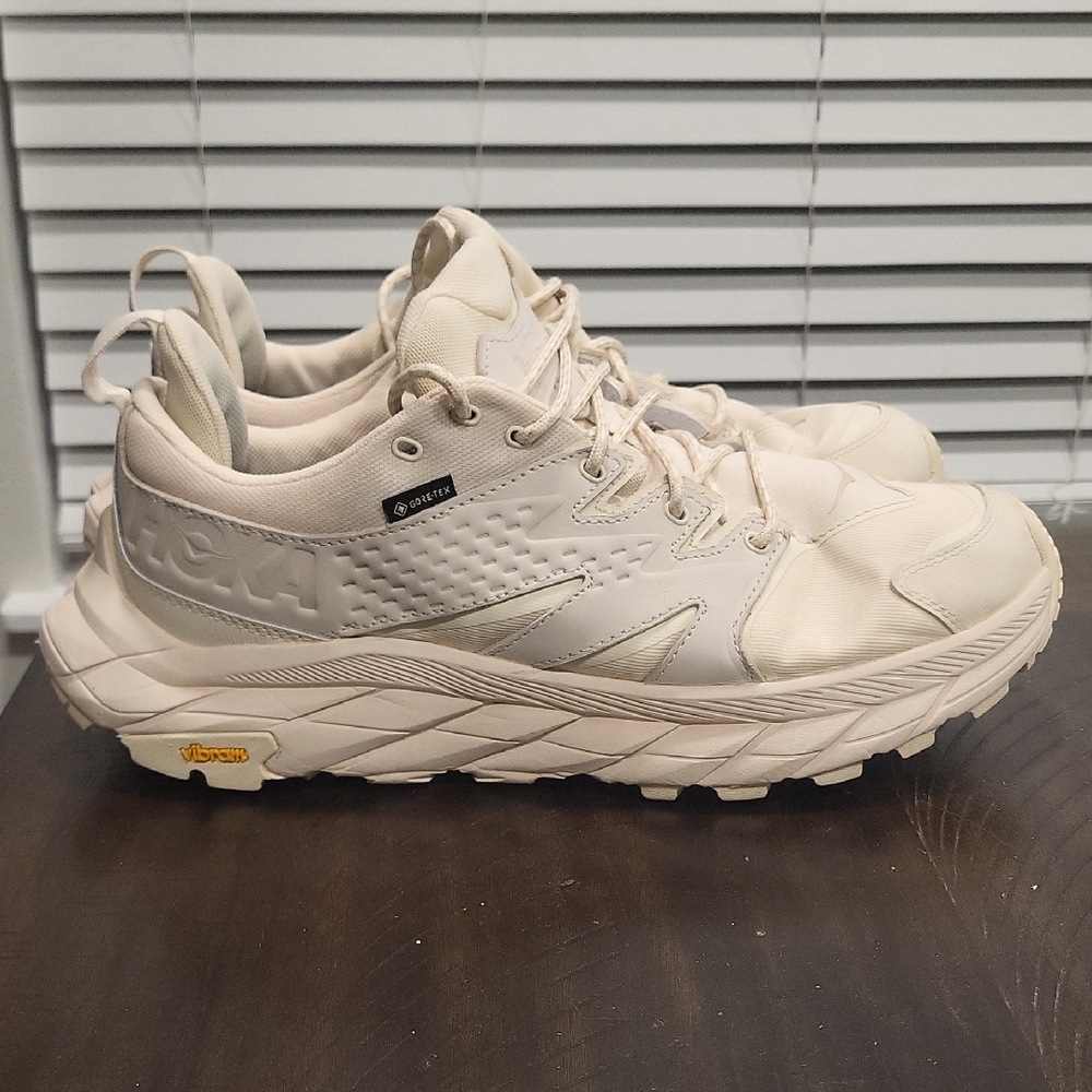 Hoka One One Men's Athletic Sneakers in Off-White/Cream